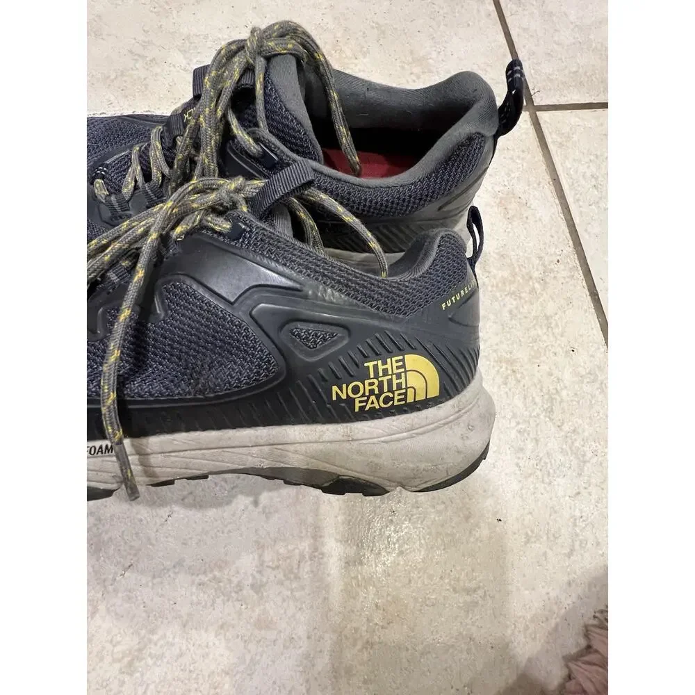 The North Face Men’s Gray Ultra Fastpack IV Hiking Shoes Lace Up Mesh Upper 9.5
